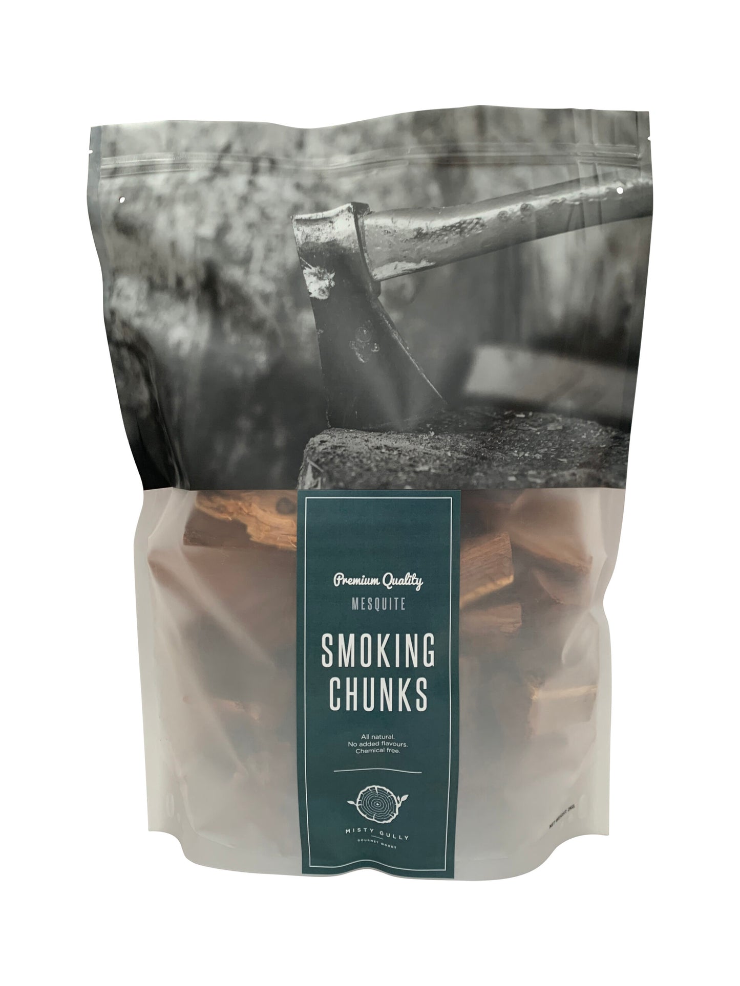 Misty Gully Wood Chunks Mesquite 2KG