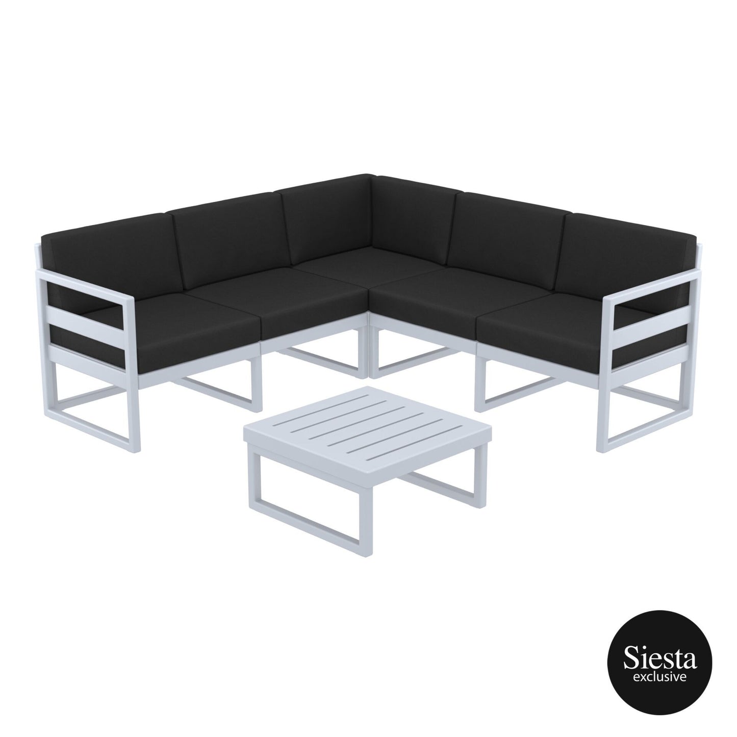 Furnlink Siesta Mykonos Lounge Corner Set - With Cushions