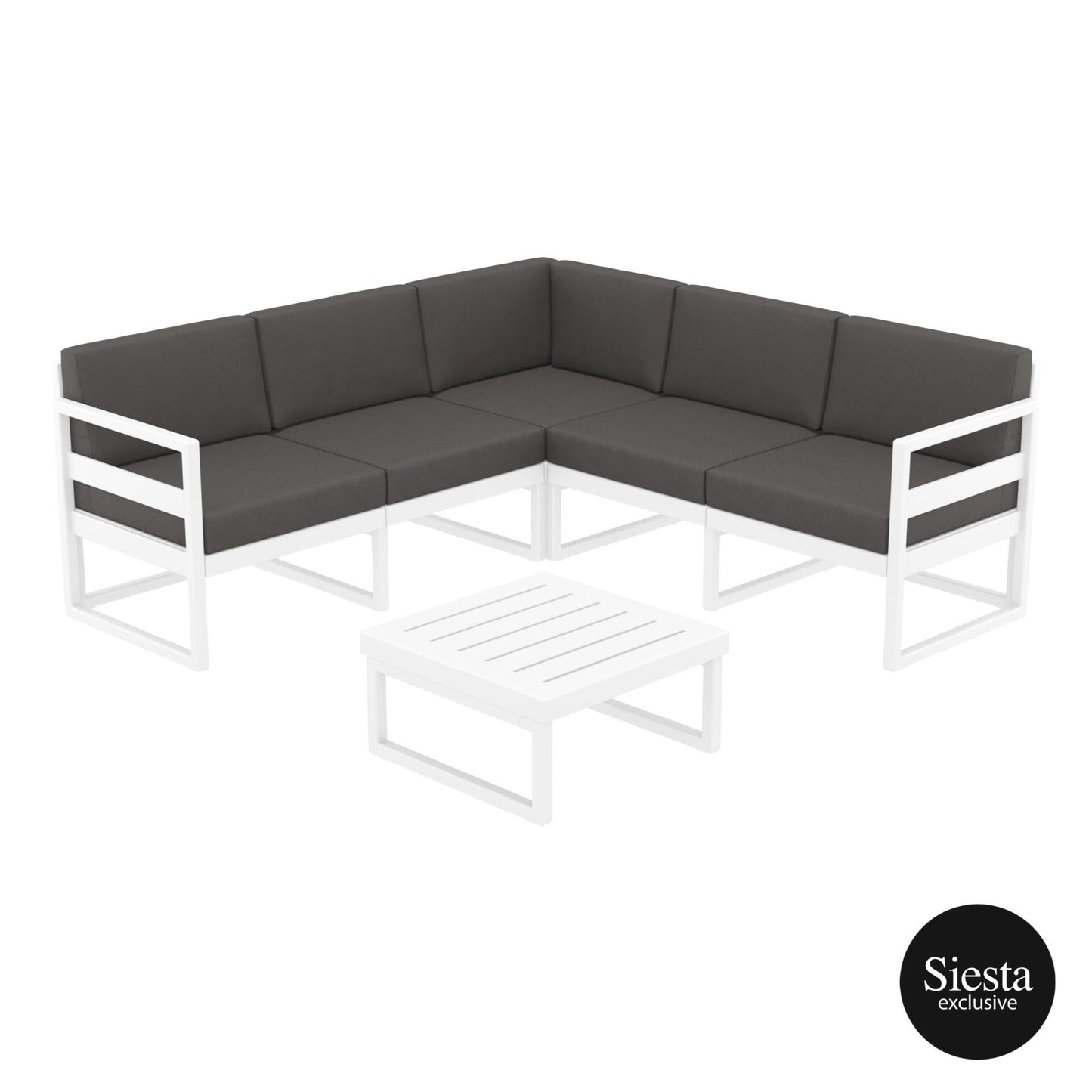 Furnlink Siesta Mykonos Lounge Corner Set - With Cushions