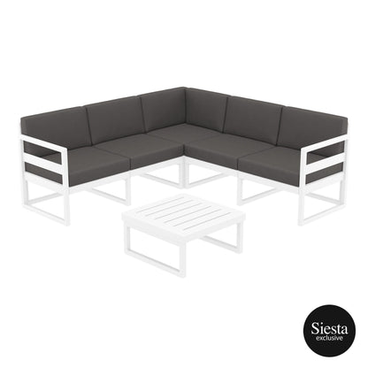Furnlink Siesta Mykonos Lounge Corner Set - With Cushions