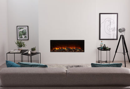 BRITISH FIRES New Forest 1200 With Deluxe Real Logs