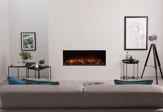 BRITISH FIRES New Forest 1200 With Deluxe Real Logs