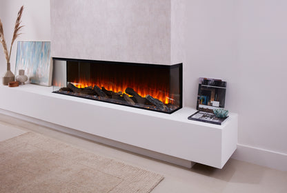 BRITISH FIRES New Forest 1600 With Deluxe Real Logs