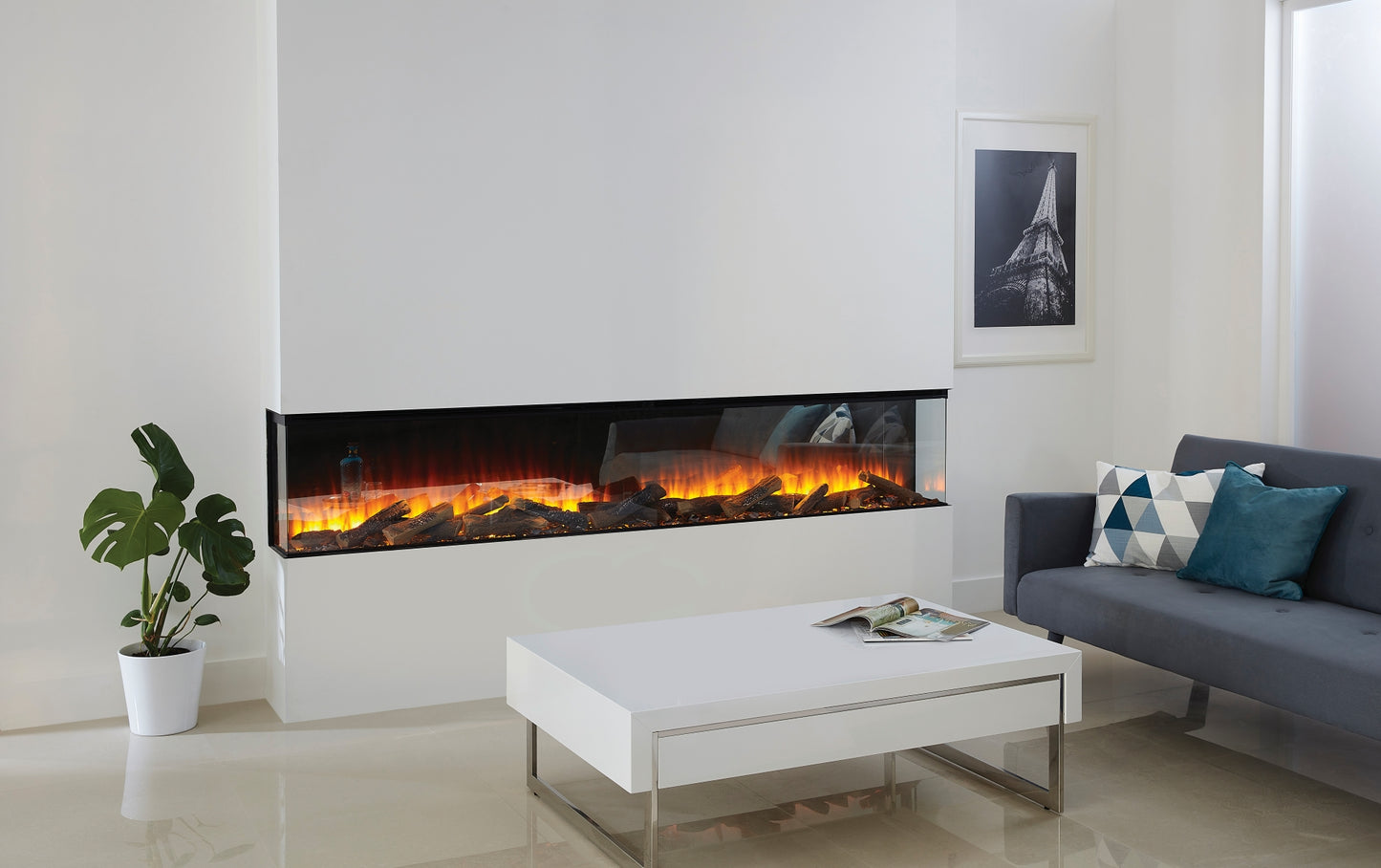 BRITISH FIRES New Forest 2400 Deluxe Real Logs