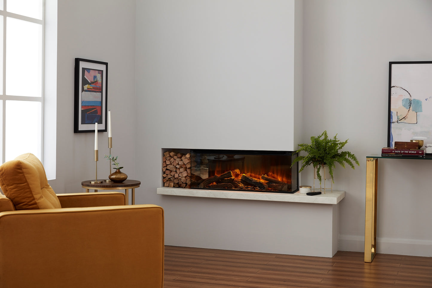 BRITISH FIRES New Forest 870 Deluxe Real Logs