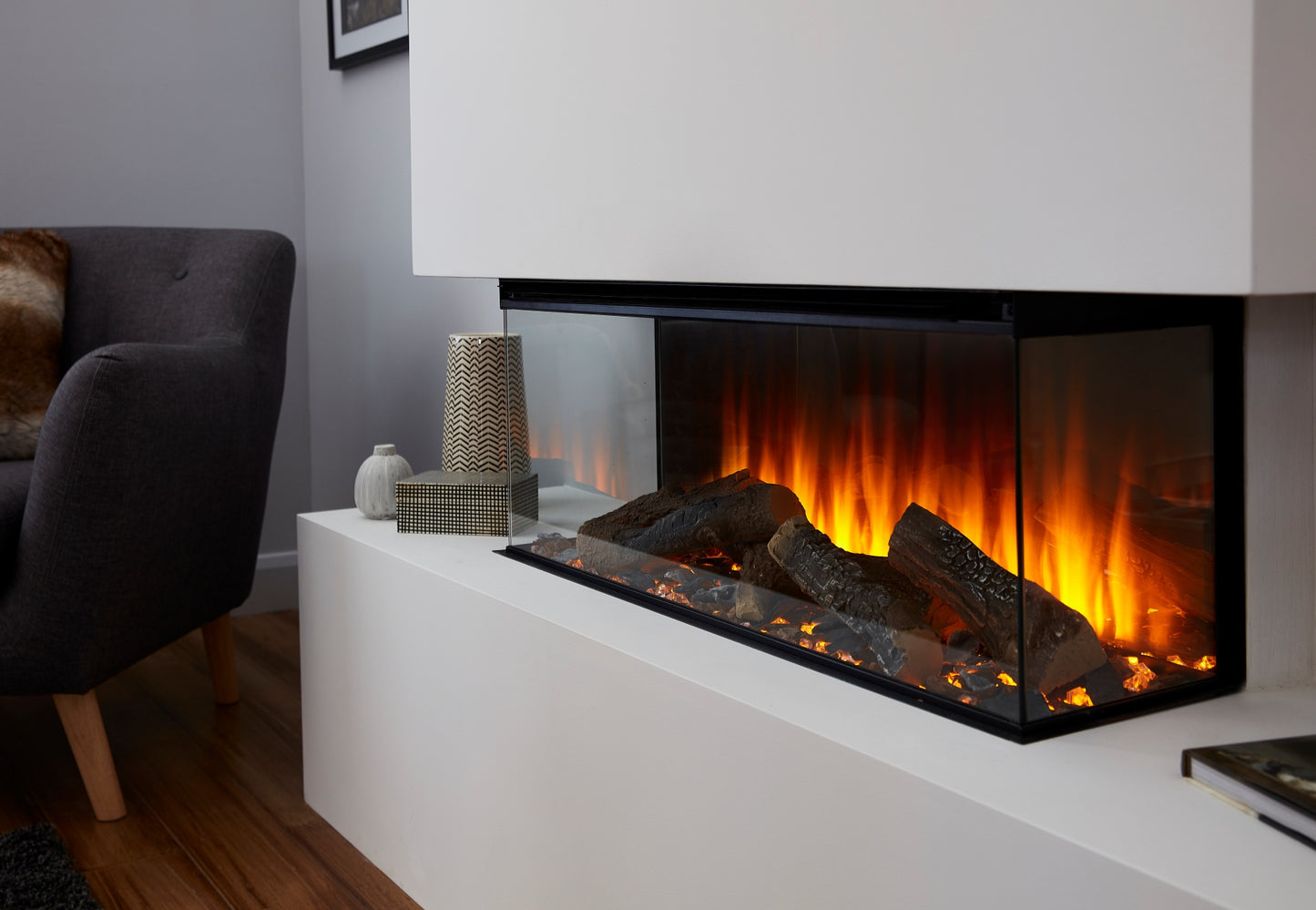 BRITISH FIRES New Forest 870 Deluxe Real Logs