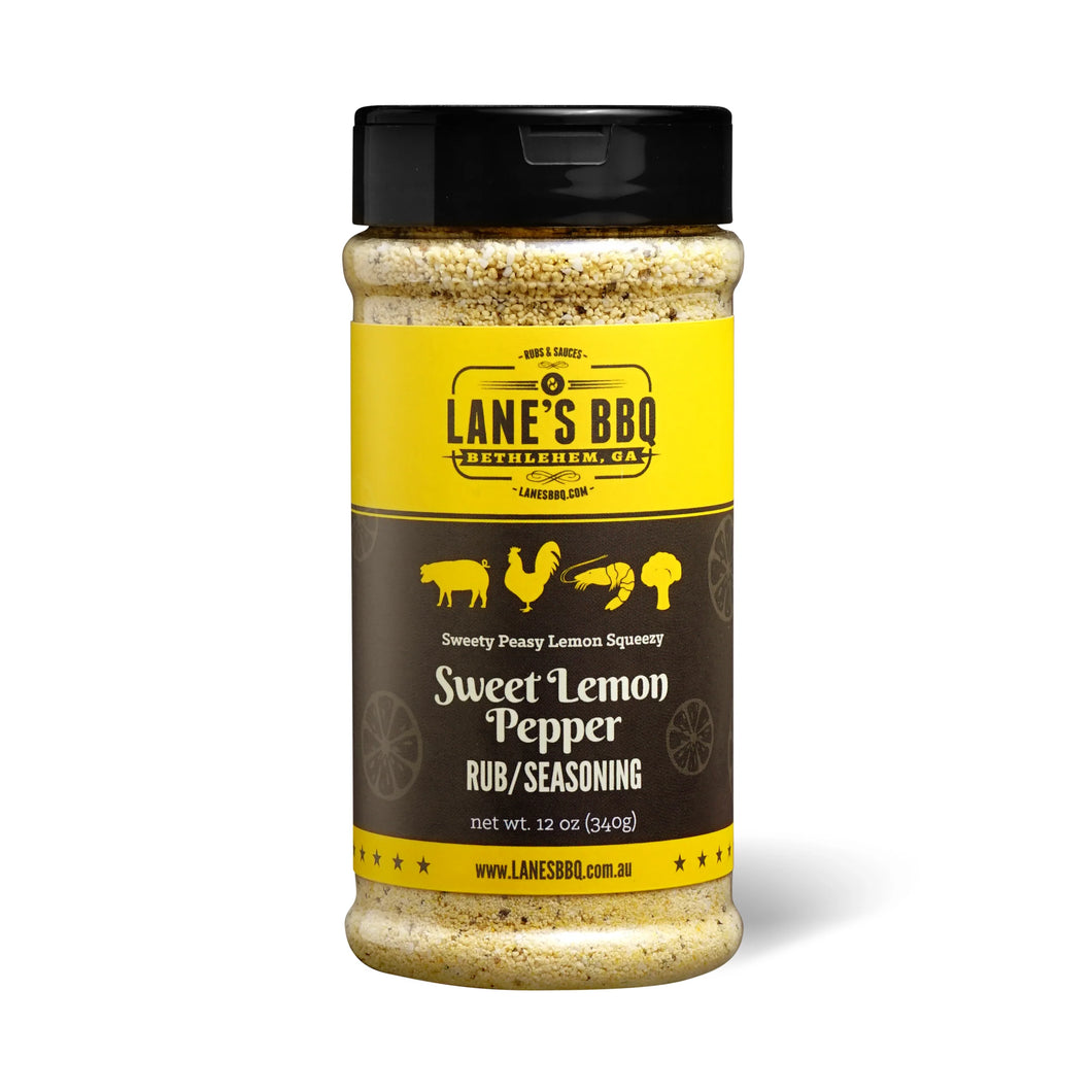 Lanes BBQ Sweet Lemon Pepper 340g