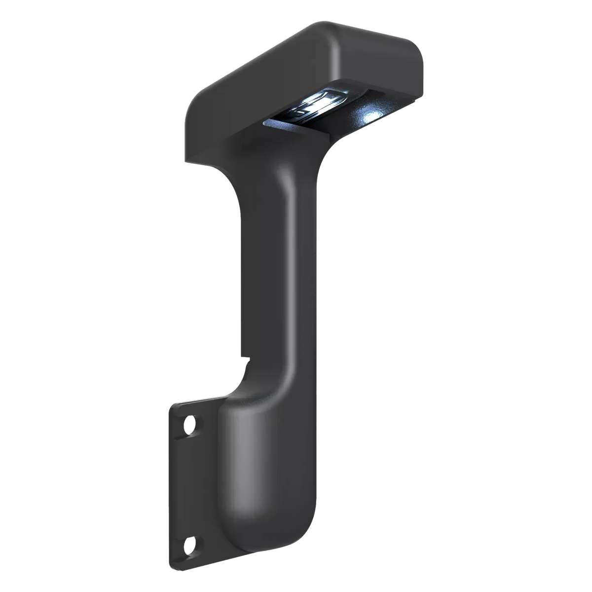Traeger pellet sensor for BBQ, showing close-up of the digital device used to monitor pellet levels in Traeger grills