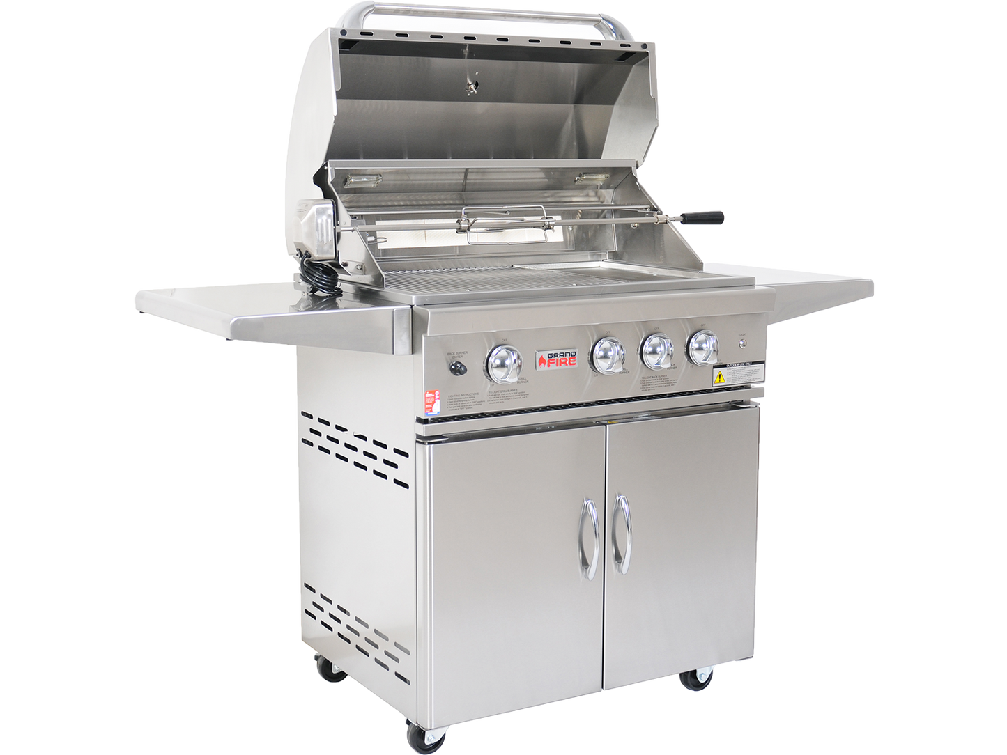 Grandfire Classic 32 BBQ on cart