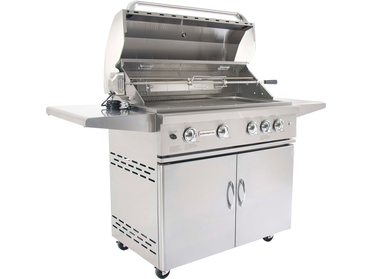 Grandfire Classic 38 BBQ on cart