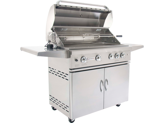 Grandfire Classic 38 BBQ on cart