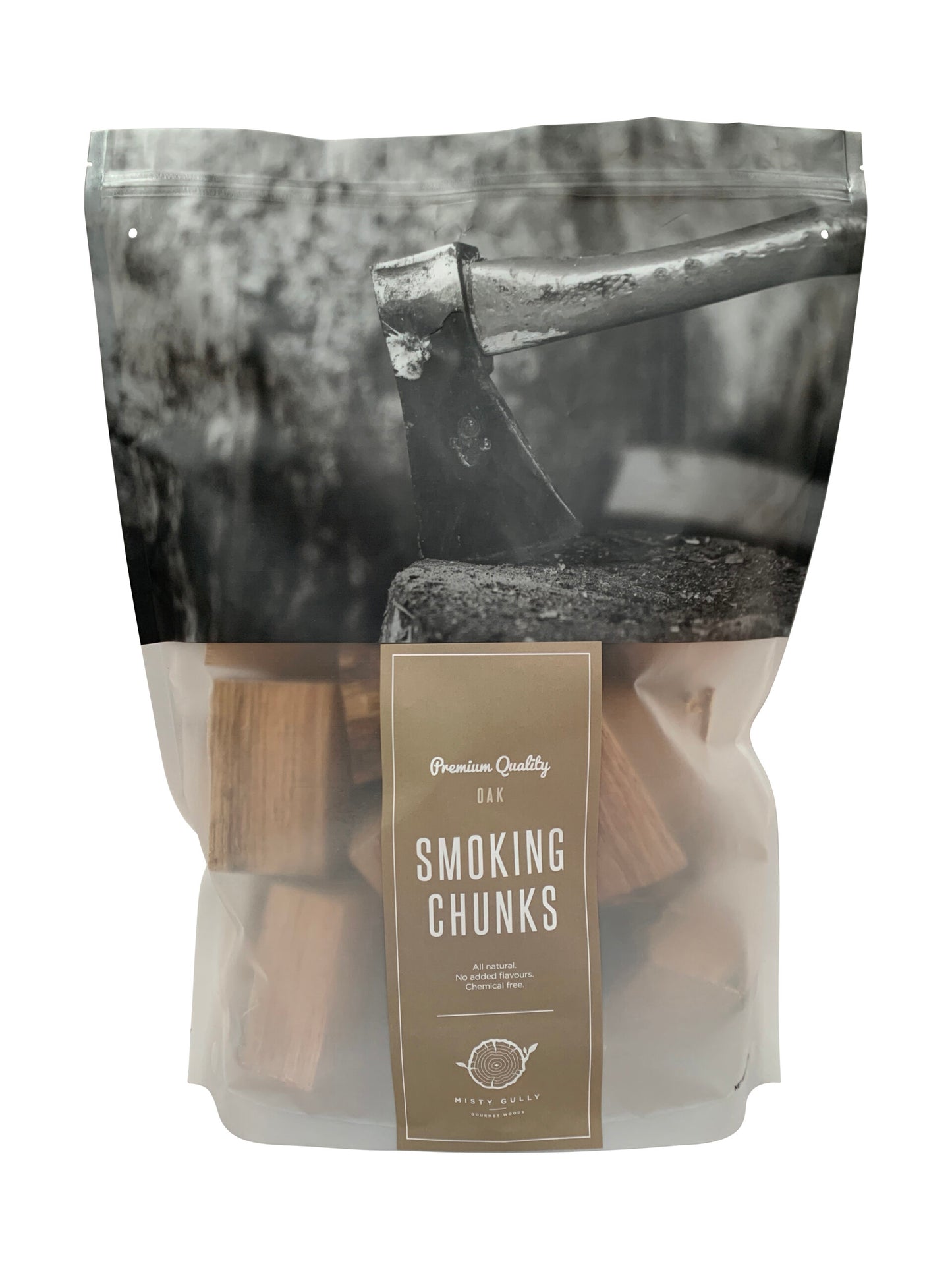 Misty Gully Wood Chunks Oak 2KG