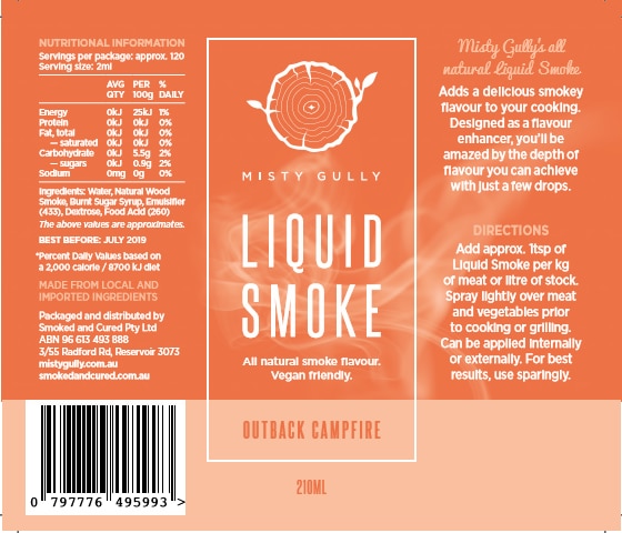 Misty Gully Outback Liquid Smoke 200ml