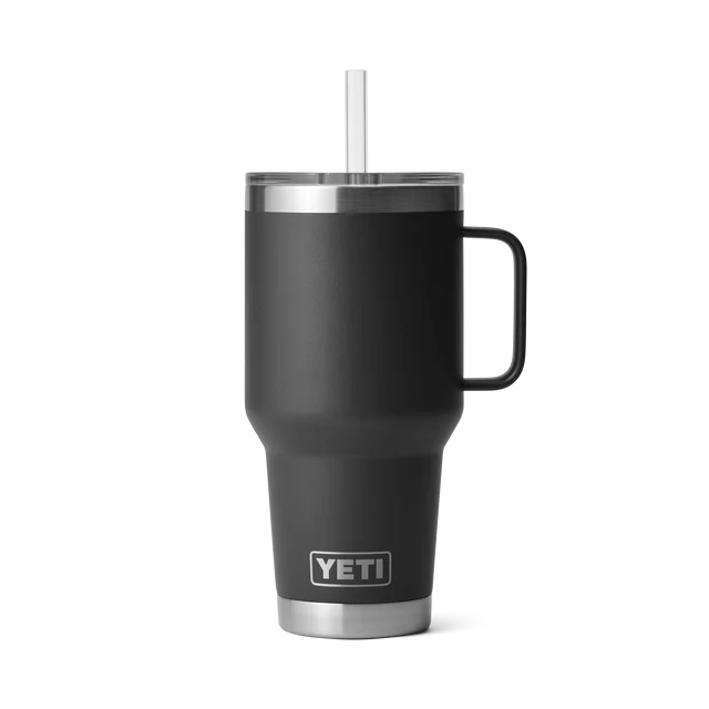 Yeti Rambler 35 oz Straw Mug Black V2