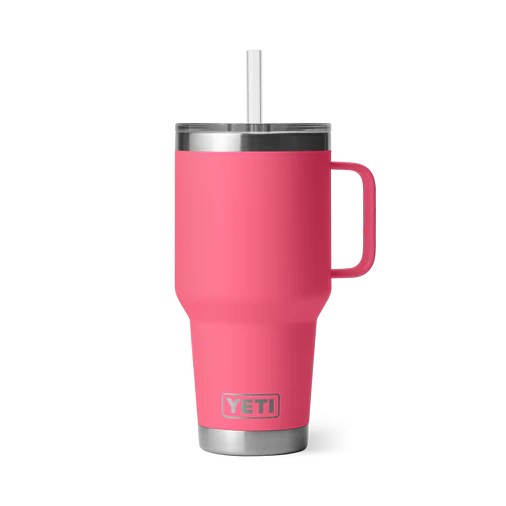 Yeti Rambler 35 oz Straw Mug Tropical Pink