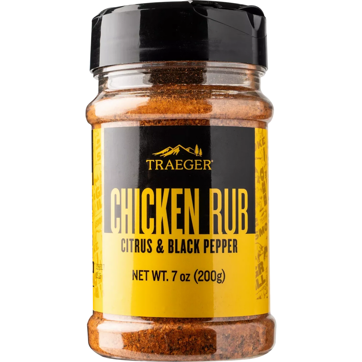 Traeger Chicken Rub in a jar, a flavorful blend of seasonings for grilling and smoking chicken, from BBQ and Fireplace Centre