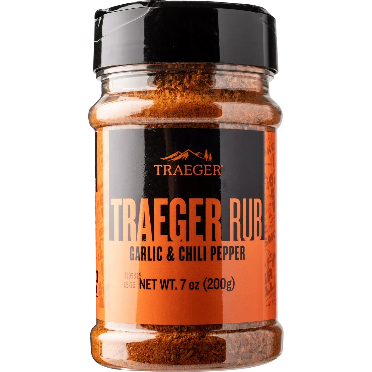 Traeger Rub from BBQ and Fireplace Centre, a flavorful seasoning blend for grilling and smoking meats.