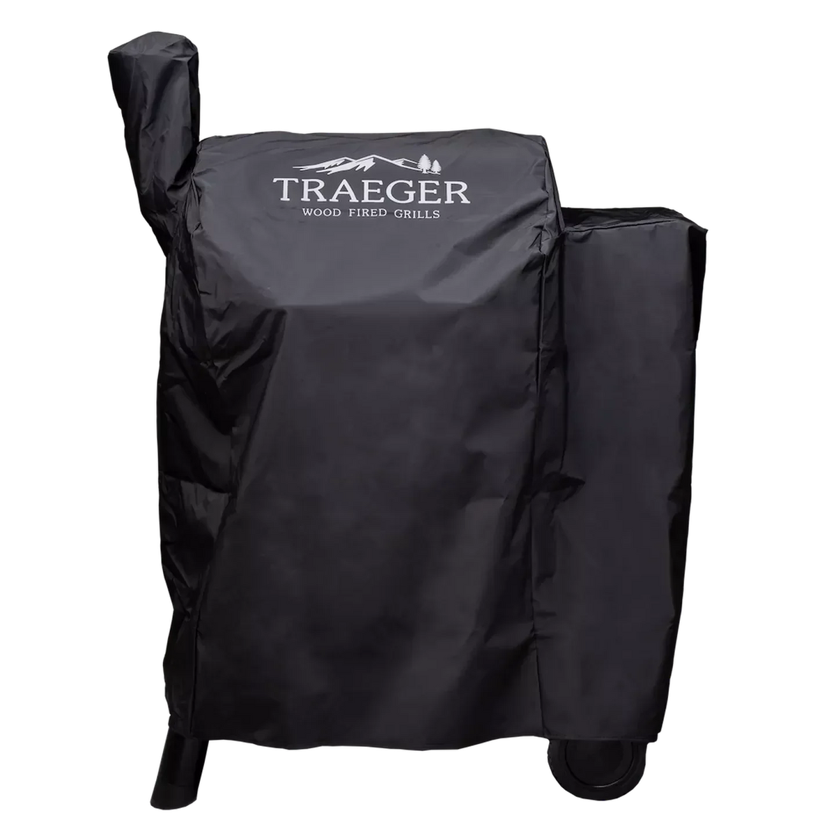 Traeger PRO 575 grill cover for BBQ and fireplace accessories, featuring a durable design with a front view.