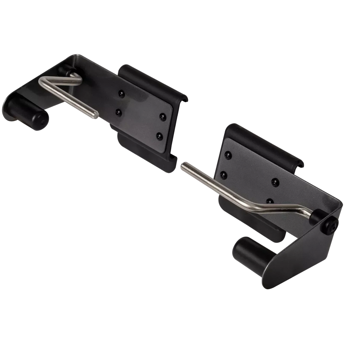 Traeger P.A.L. Pop-And-Lock Roll Rack for BBQ accessories, shown from a studio angle, durable metal construction for grilling tools.