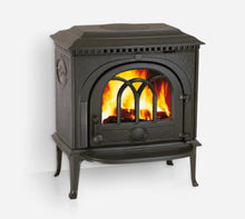 Load image into Gallery viewer, Jotul F8TD Matt Black F/S Wood Fireplace
