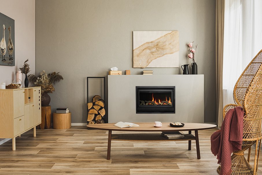 Real Flame Inspire 1100 LPG Blk Trim