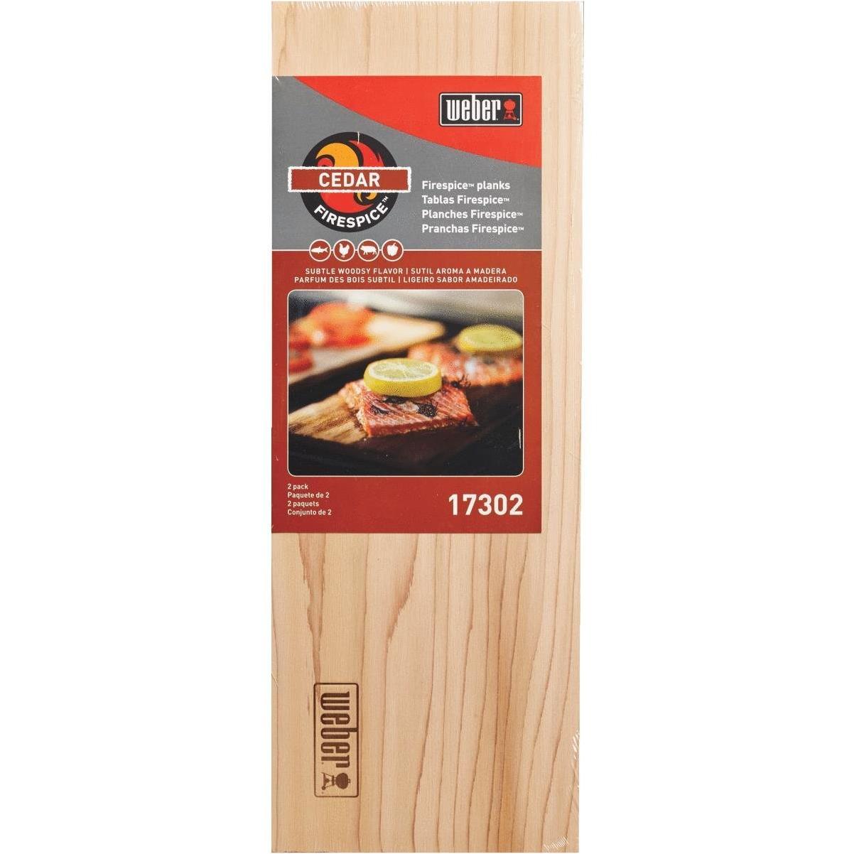 Weber Firespice Cedar Planks (2 Planks Per Pack) – BBQ and Fireplace Centre