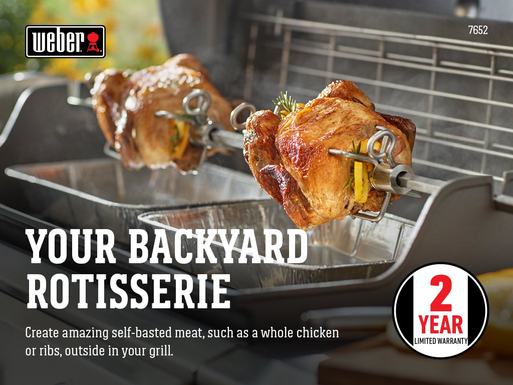 Genesis II/LX 4 Burner Rotisserie