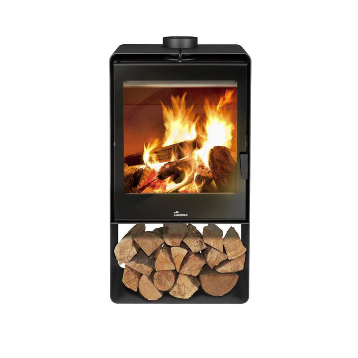 Lacunza Atlantic 613 Freestanding Wood Fireplace Includes Heat Shield