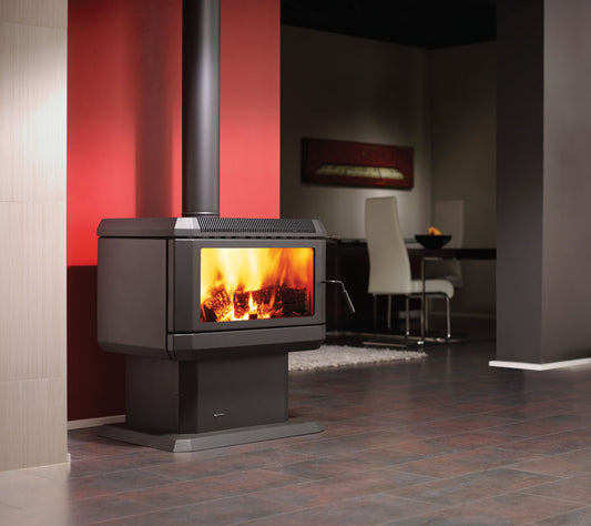 Regency F250 Hume Wood Fire Black Reg Australia