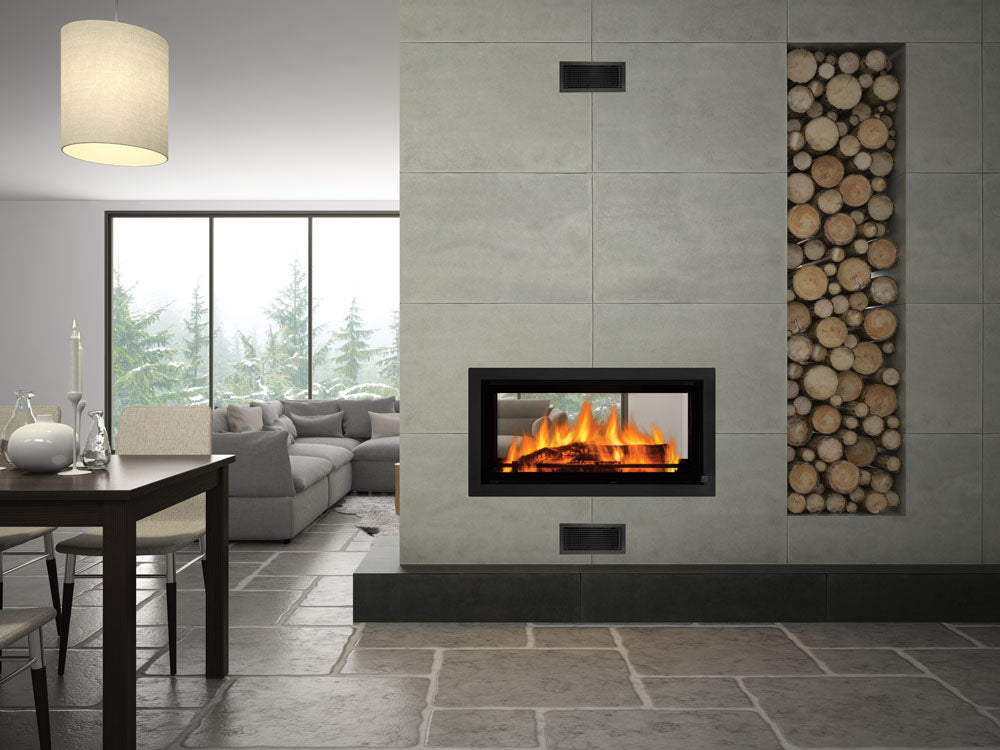 Regency L850BST Mansfield Wood Fire Black