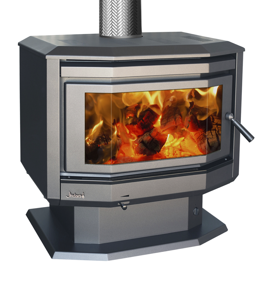 Jindara Mallee F/S Bay Window Wood Fireplace 7INCH Spigot size