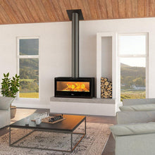 Load image into Gallery viewer, Lacunza Silver 800 Freestanding Wood Fireplace Excludes Heat Shield
