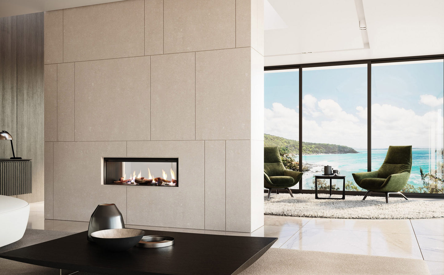 Rinnai LS800 LPG Flametech Single Sided