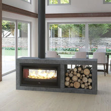 Load image into Gallery viewer, Lacunza Nickel 1000 Inbuilt Wood Fireplace
