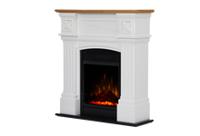 Load image into Gallery viewer, Dimplex 1.5kW Mini Windelsham Suite LED Firebox NEW - White and Oak Veneer finish
