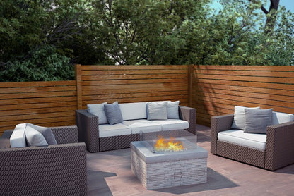 Real Flame PITFIRE 600 SQUARE LPG W 24V IGN INCLUDING TRANSFORMER