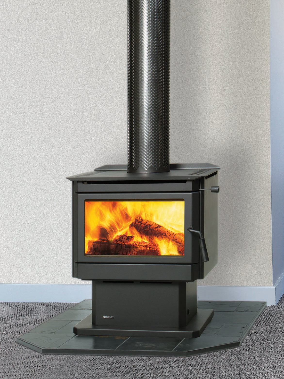 Regency F180 Renmark Wood Fire Black Reg Aust