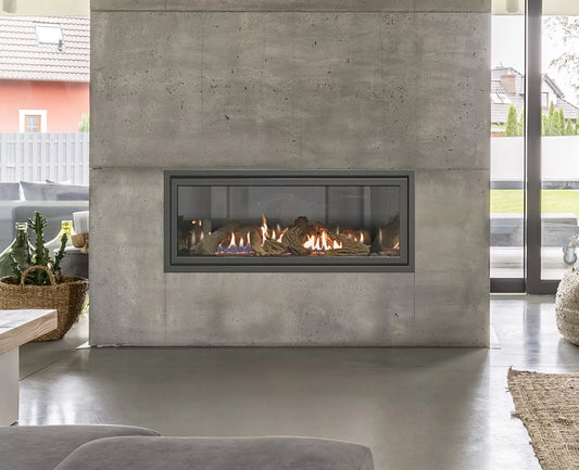 Jetmaster Heat & Glo SLR-X FIREPLACE LPG GAS INCLUDES COSMO42 LOGSET