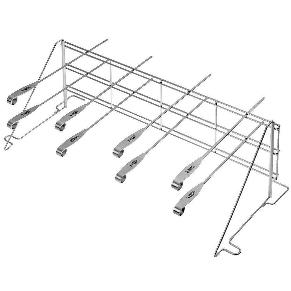 Elevations Grill Rack And Skewer Set