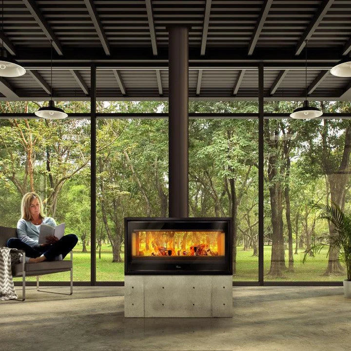 Lacunza Verona Freestanding Wood Fireplace