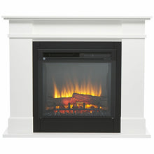 Load image into Gallery viewer, Glen Dimplex 1.5kW Rail White Mantle w/LED Firebox

