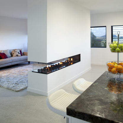 Kemlan Horizon 3 Sided 1500 Coal/Pebble LPG Channel Frame